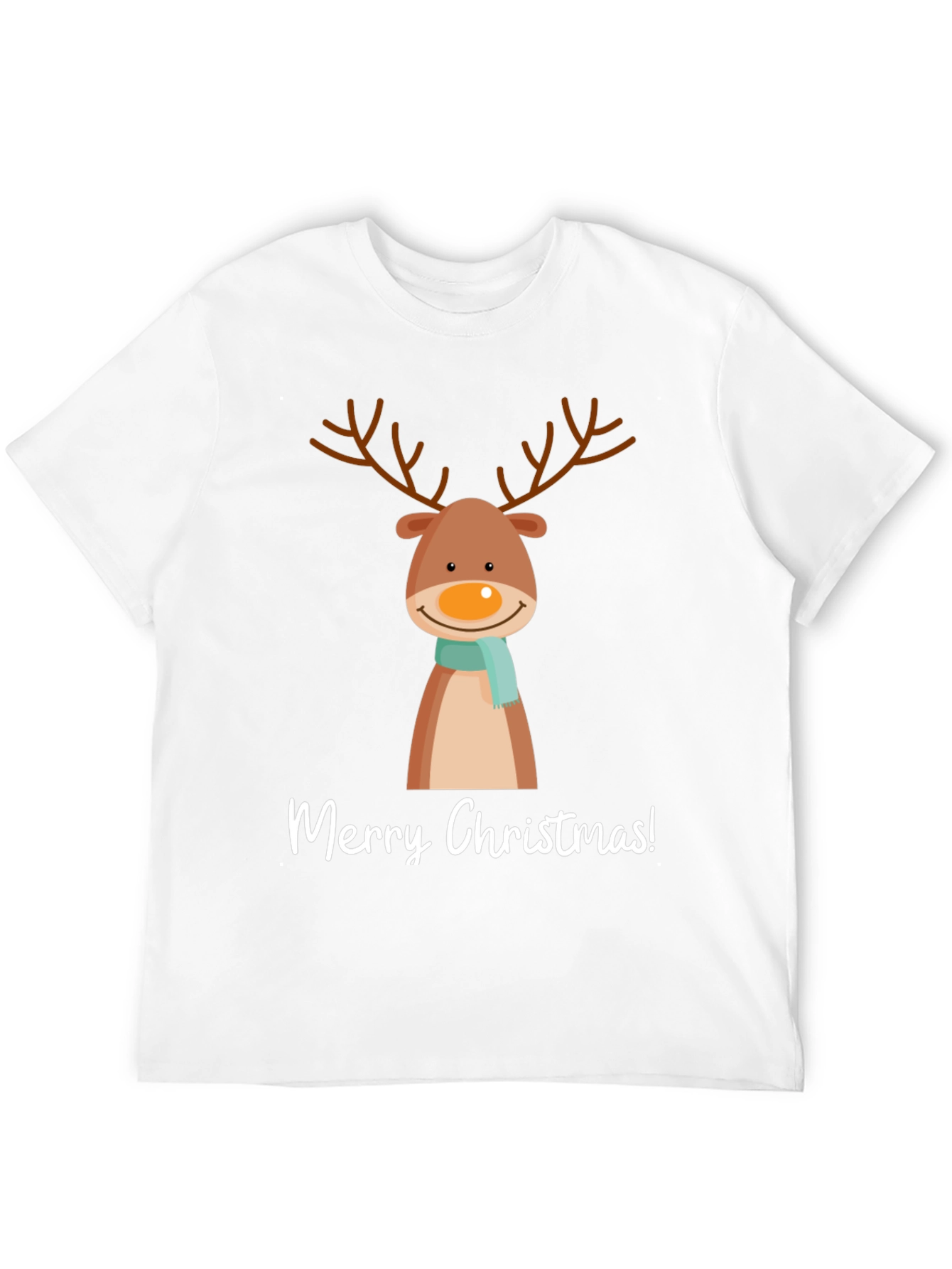 Merry Christmas Reindeer Graphic Tee