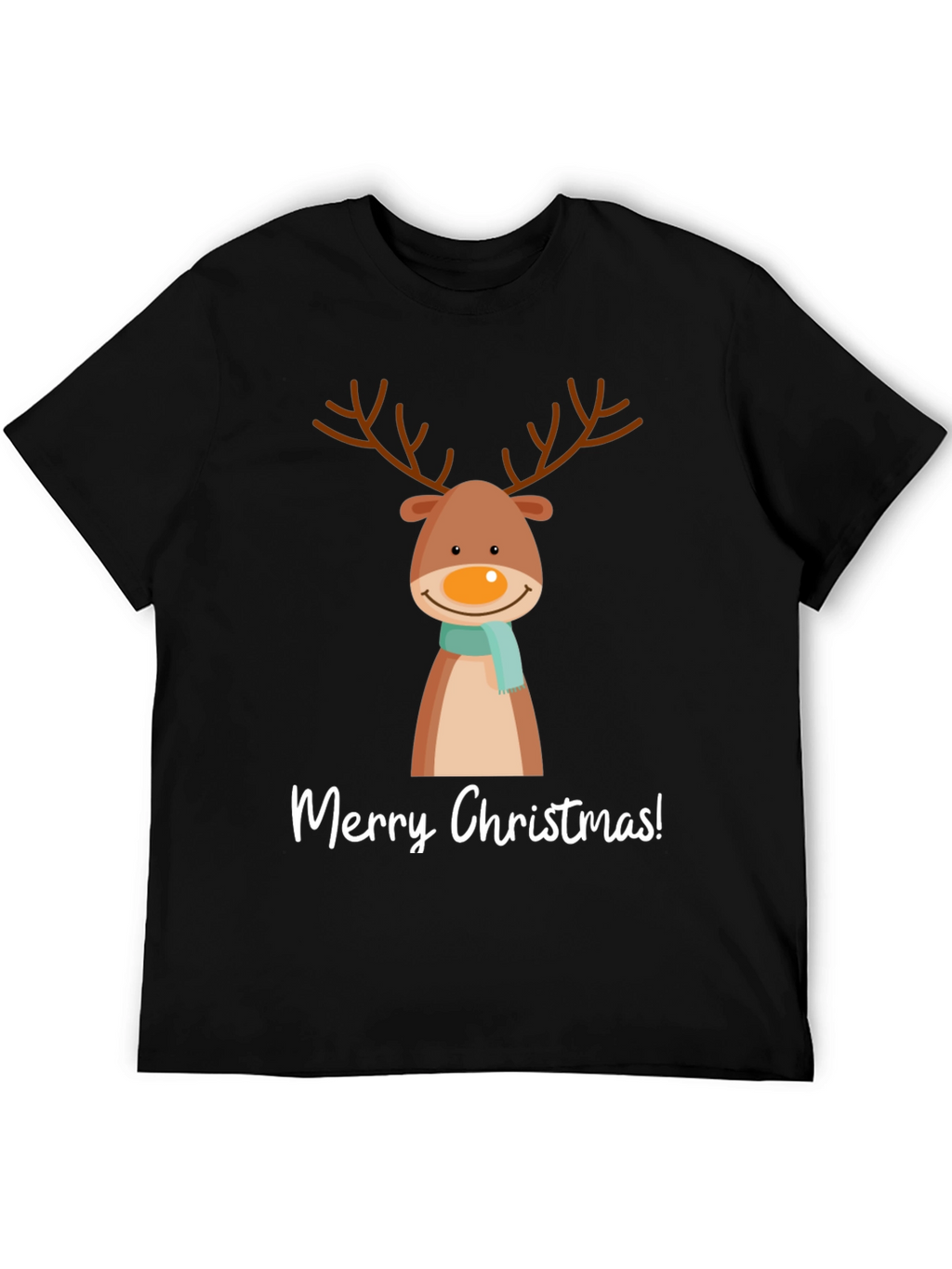 Merry Christmas Reindeer Graphic Tee