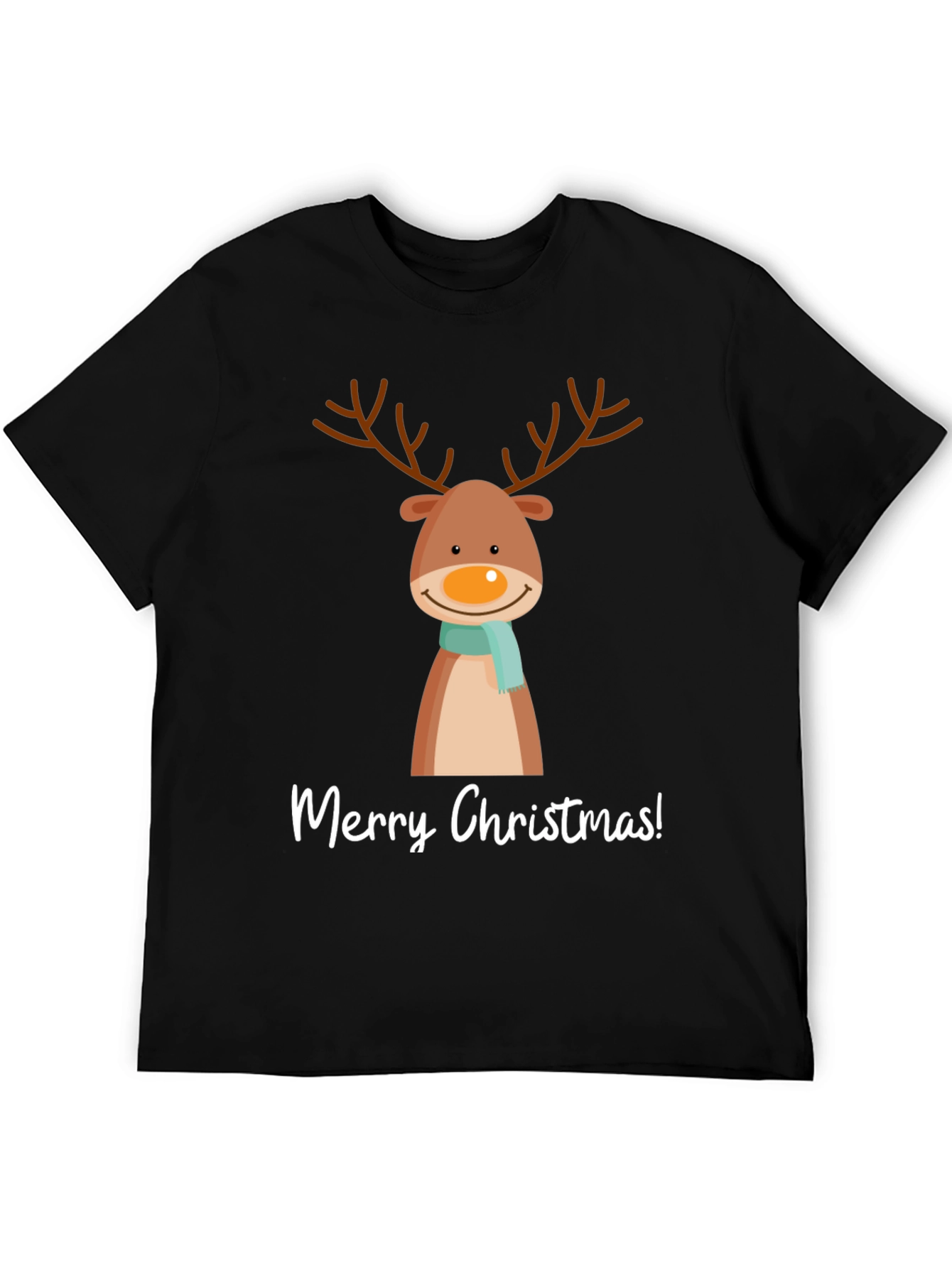 Merry Christmas Reindeer Graphic Tee