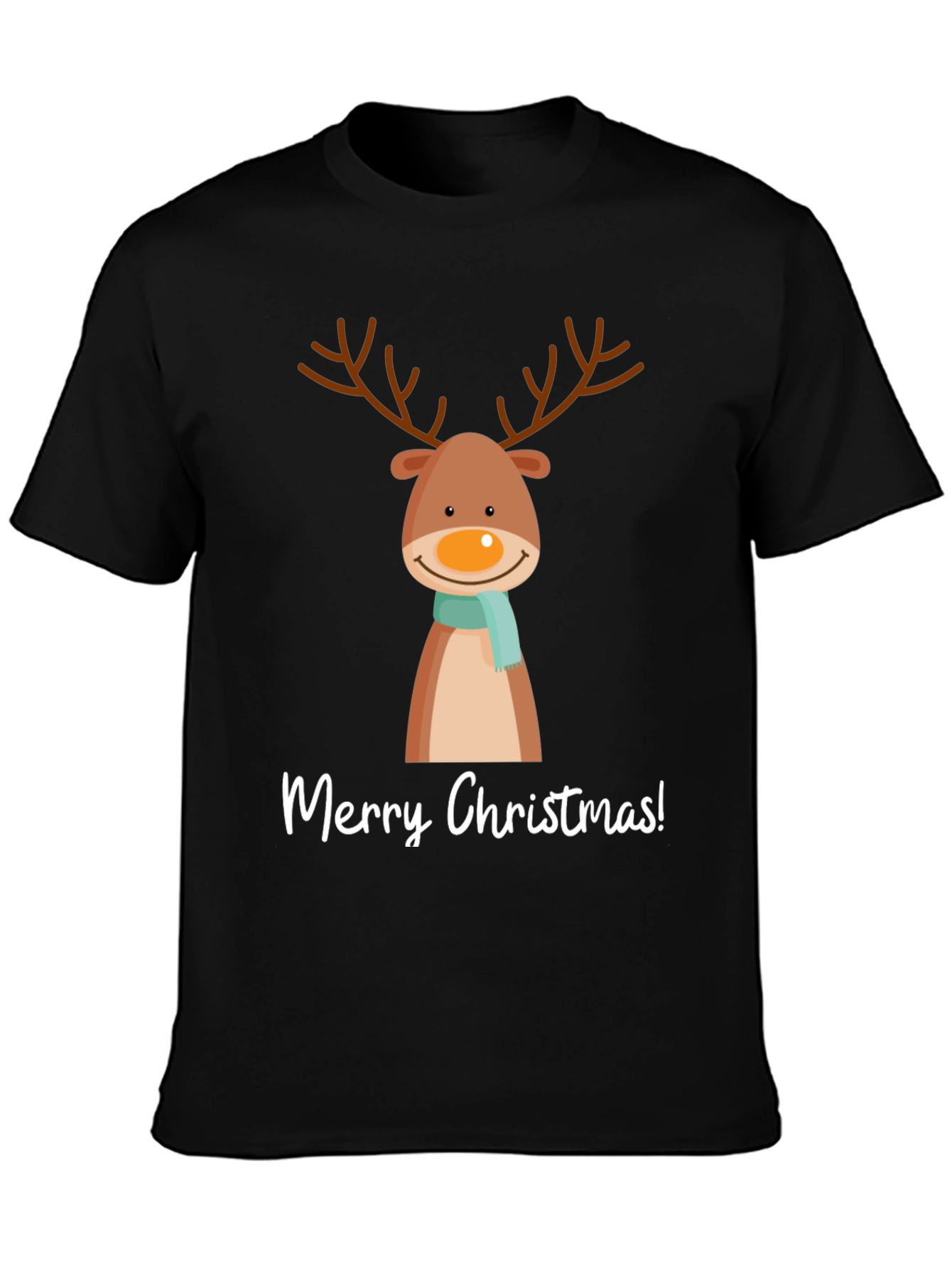 Merry Christmas Reindeer Graphic Tee