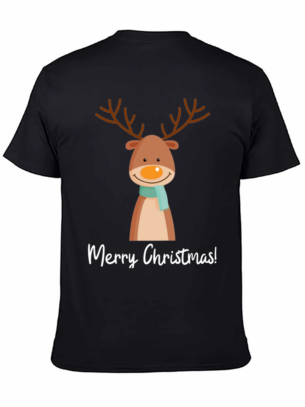 Merry Christmas Reindeer Graphic Tee
