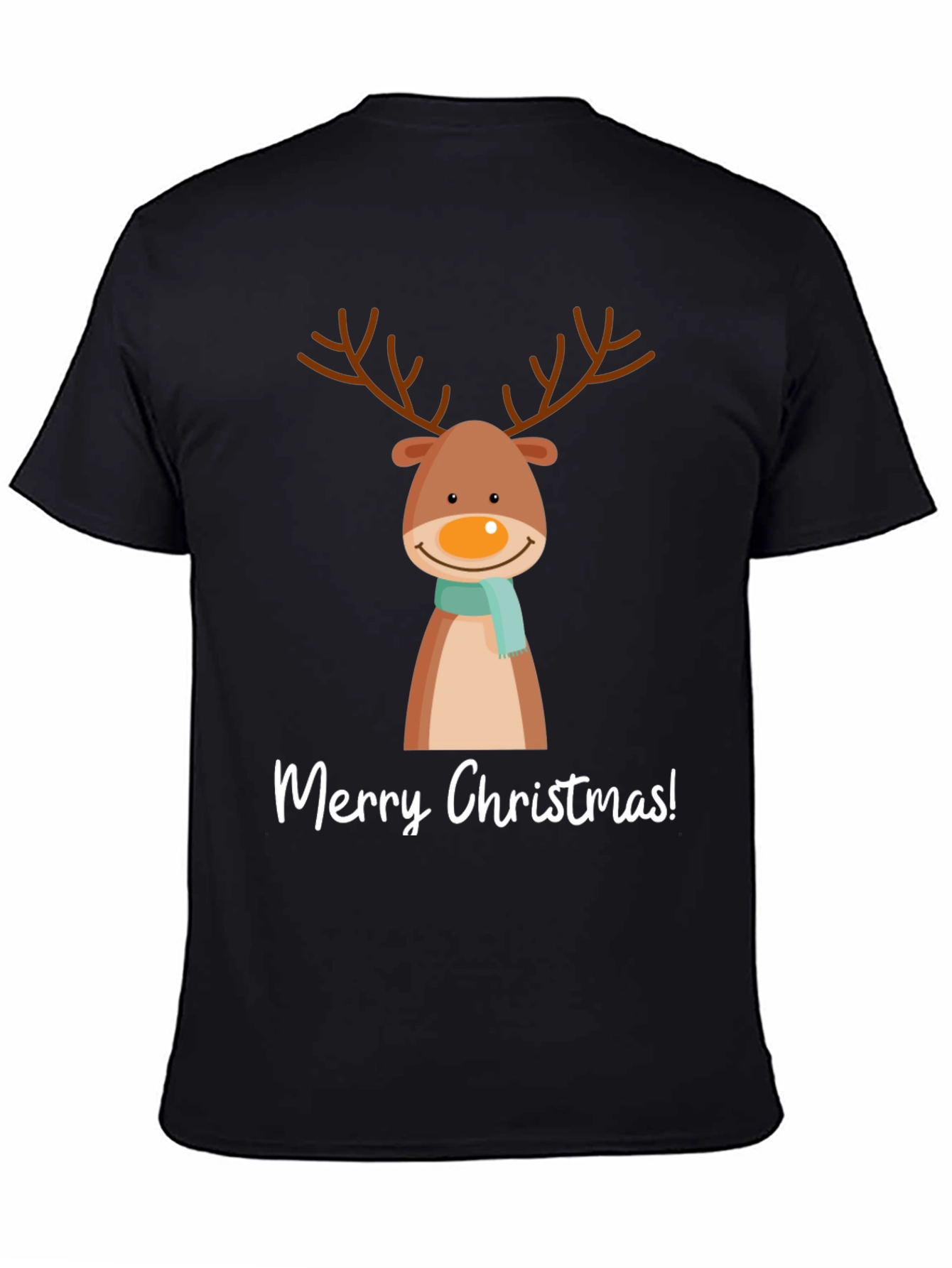 Merry Christmas Reindeer Graphic Tee