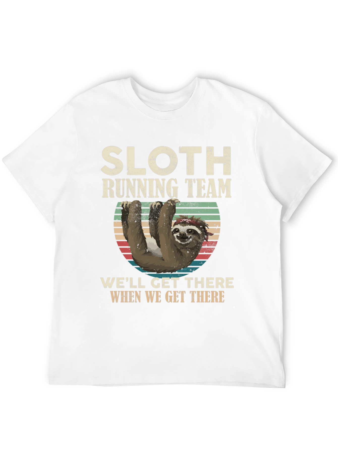 Sloth Running Team T-Shirt - Funny & Comfortable