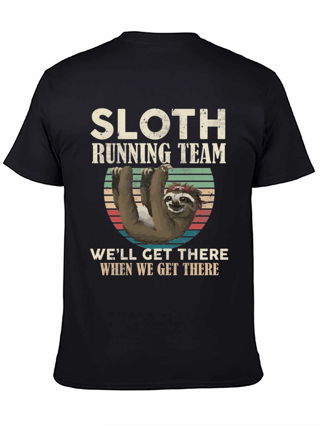 Sloth Running Team T-Shirt - Funny & Comfortable
