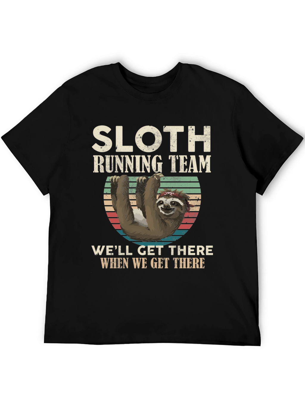 Sloth Running Team T-Shirt - Funny & Comfortable