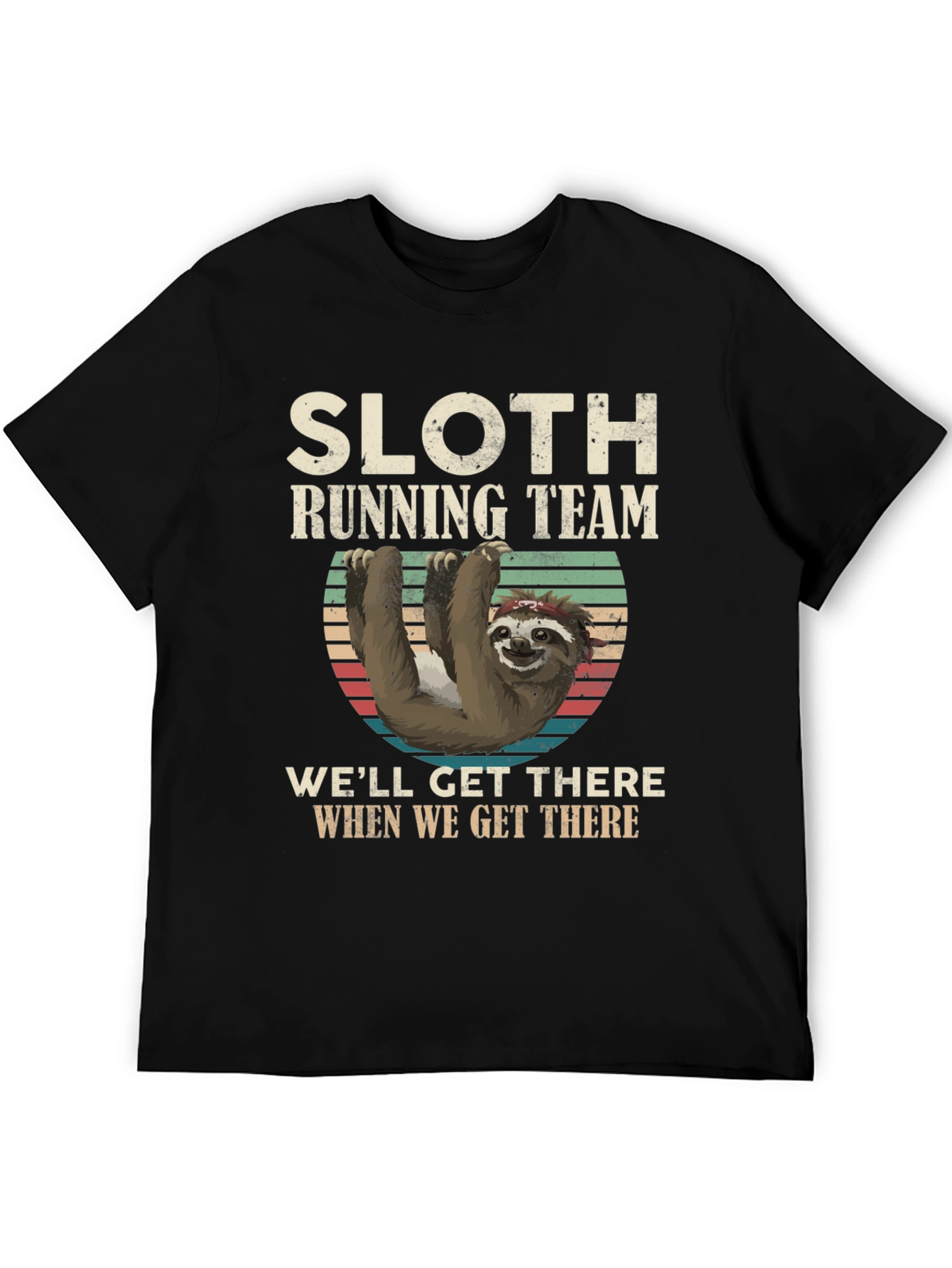 Sloth Running Team T-Shirt - Funny & Comfortable