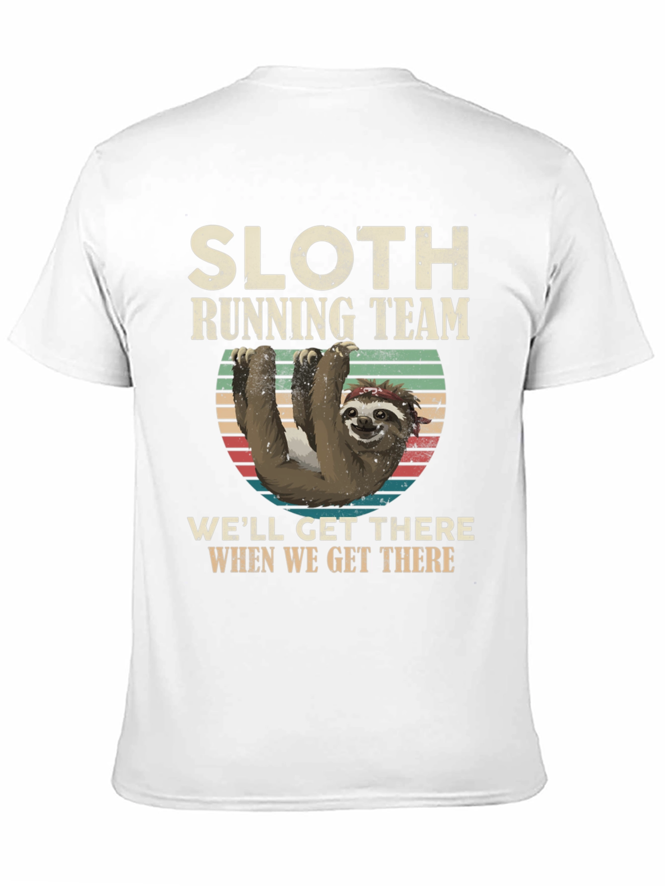 Sloth Running Team T-Shirt - Funny & Comfortable