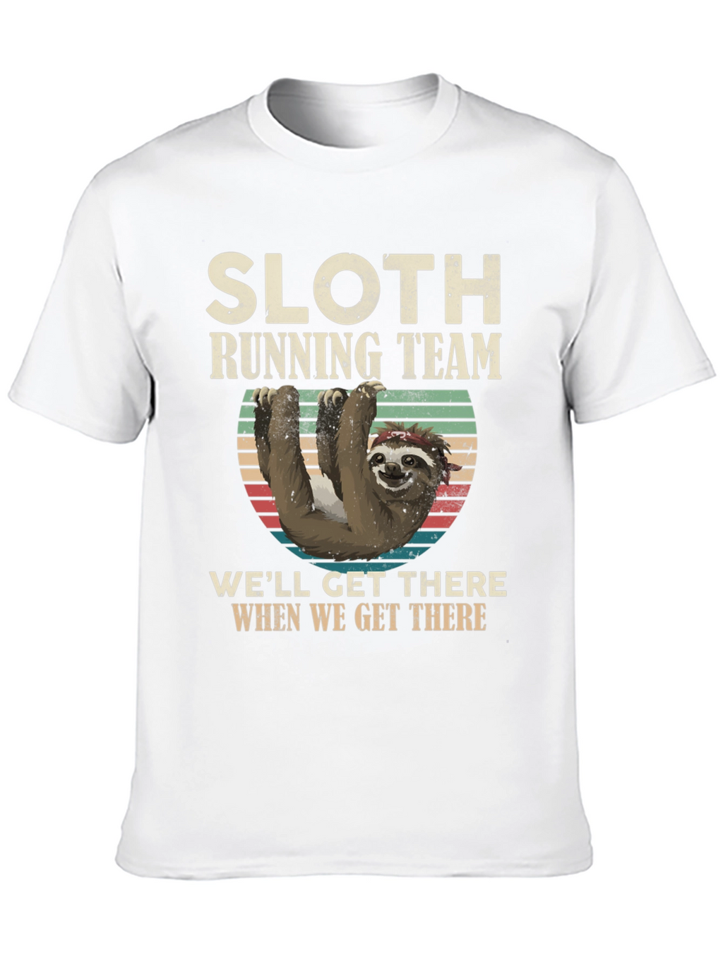 Sloth Running Team T-Shirt - Funny & Comfortable