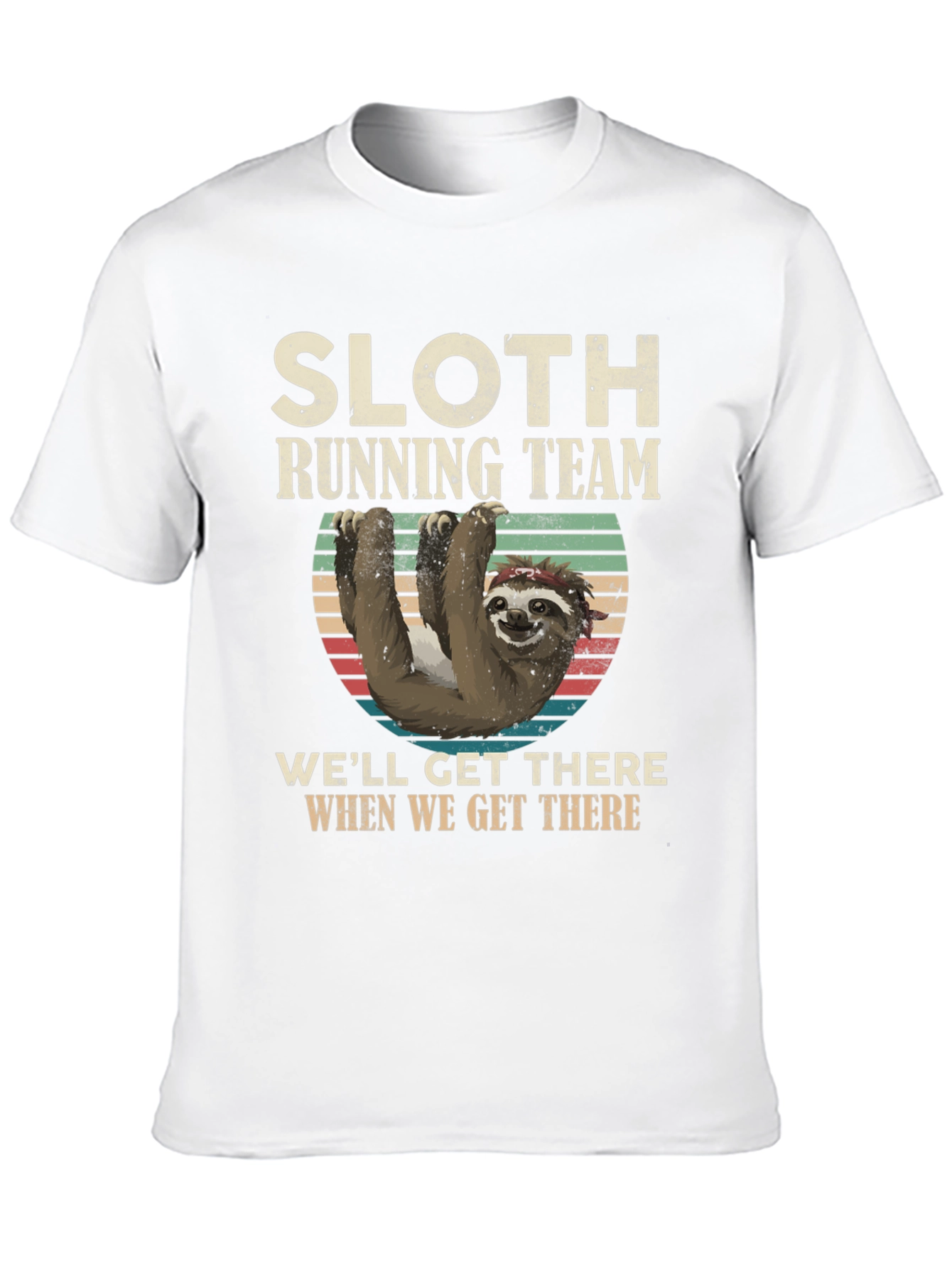 Sloth Running Team T-Shirt - Funny & Comfortable