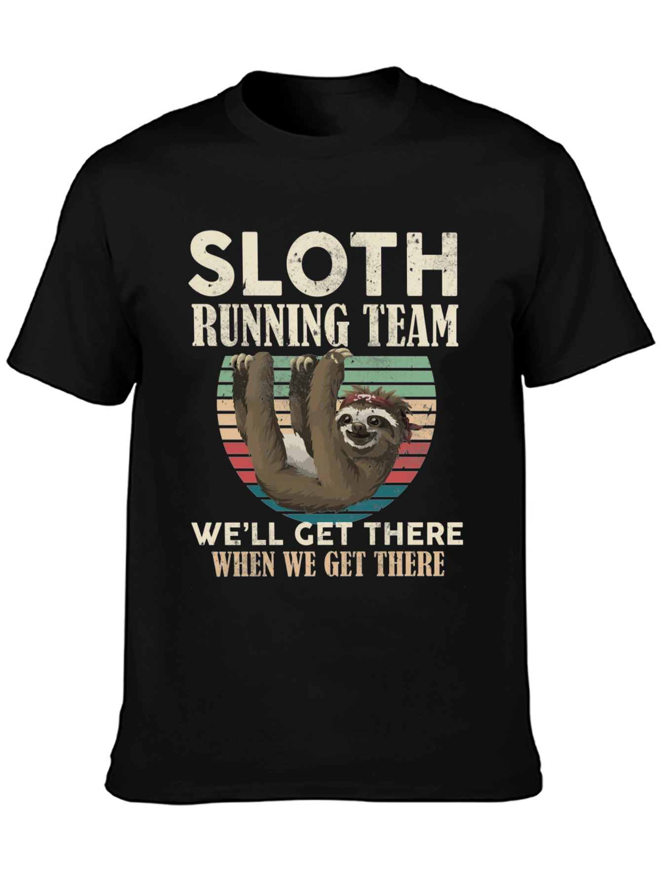 Sloth Running Team T-Shirt - Funny & Comfortable
