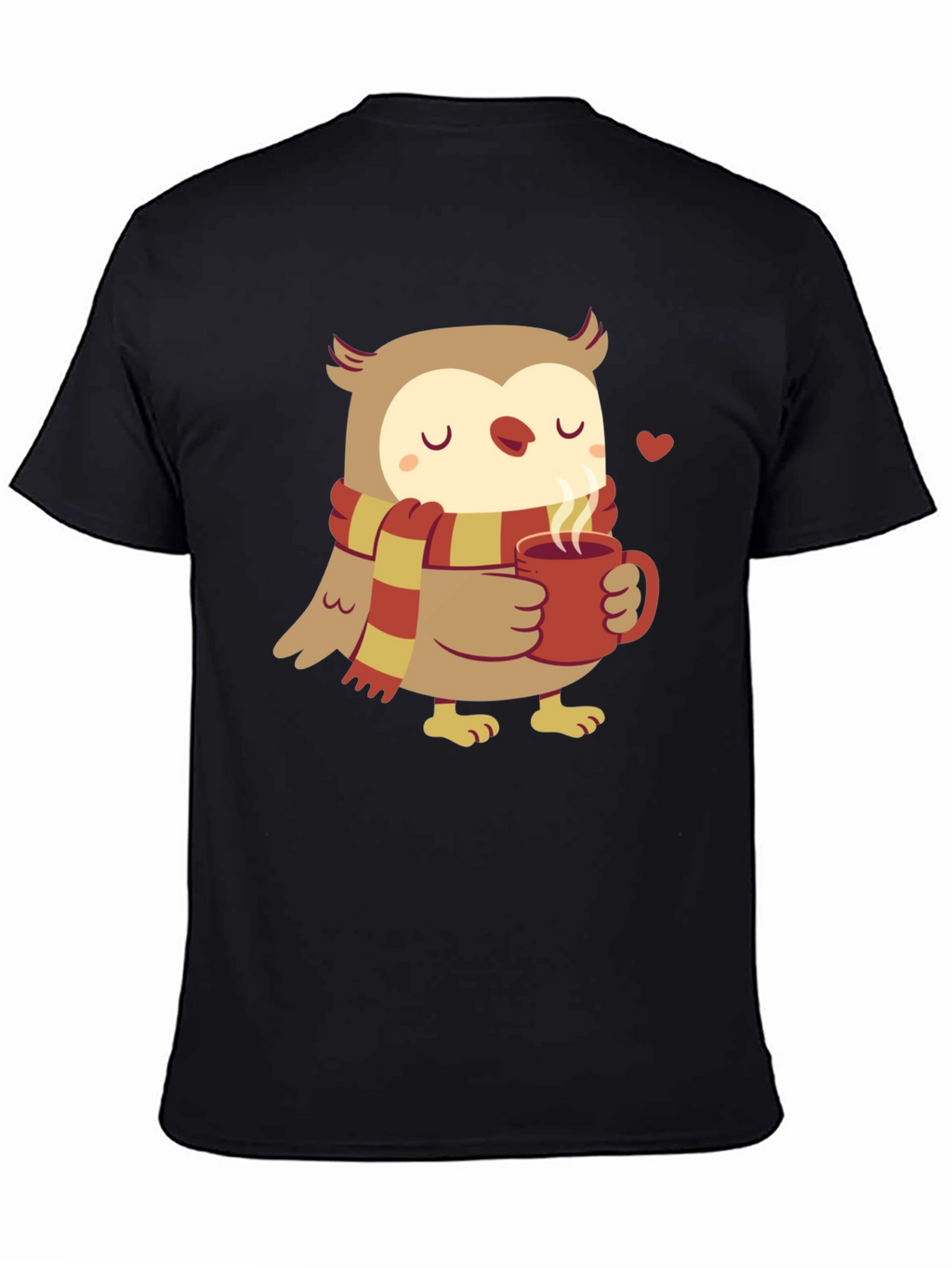Cozy Owl T-Shirt - Cute Cartoon Design