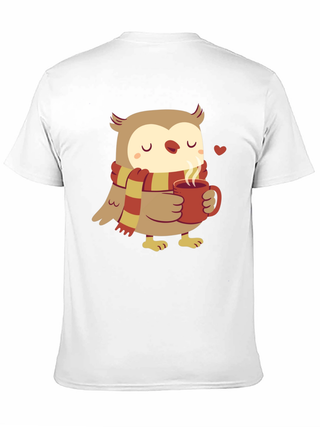 Cozy Owl T-Shirt - Cute Cartoon Design