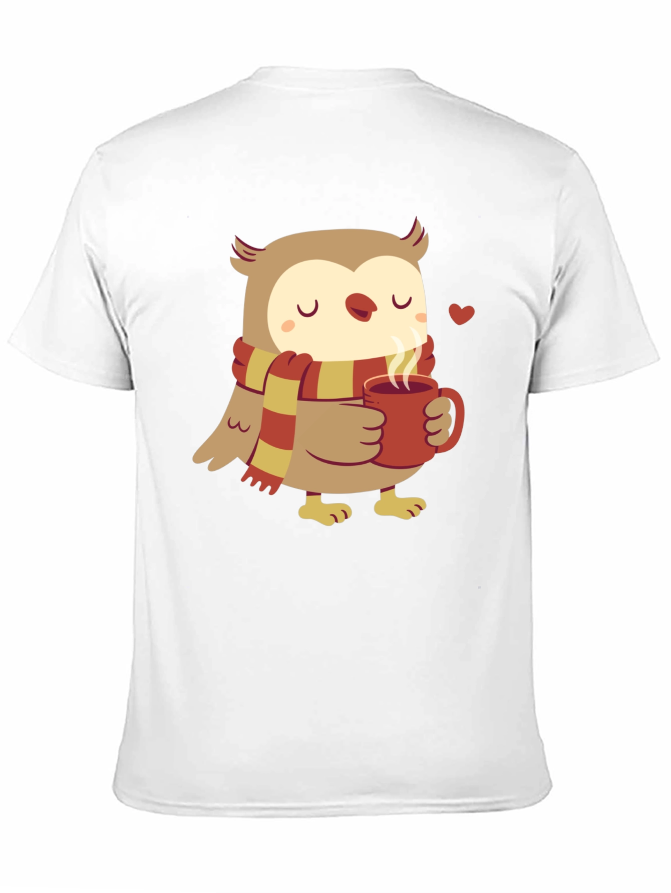 Cozy Owl T-Shirt - Cute Cartoon Design