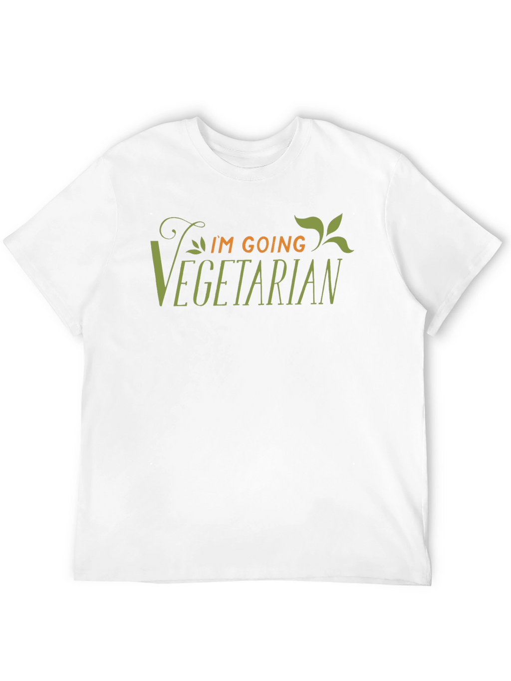 Im Going Vegetarian T-Shirt - Black Cotton Tee
