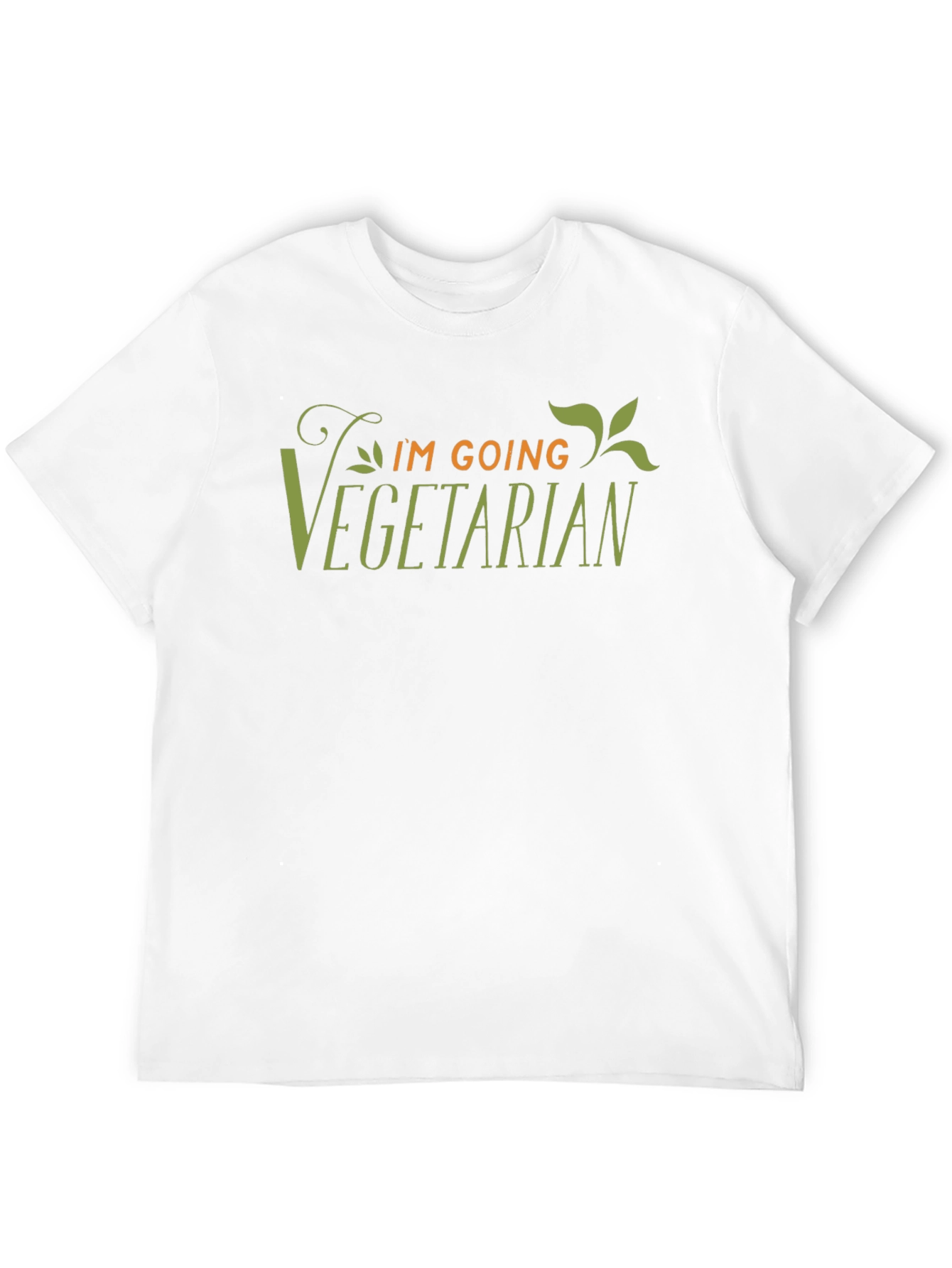 Im Going Vegetarian T-Shirt - Black Cotton Tee