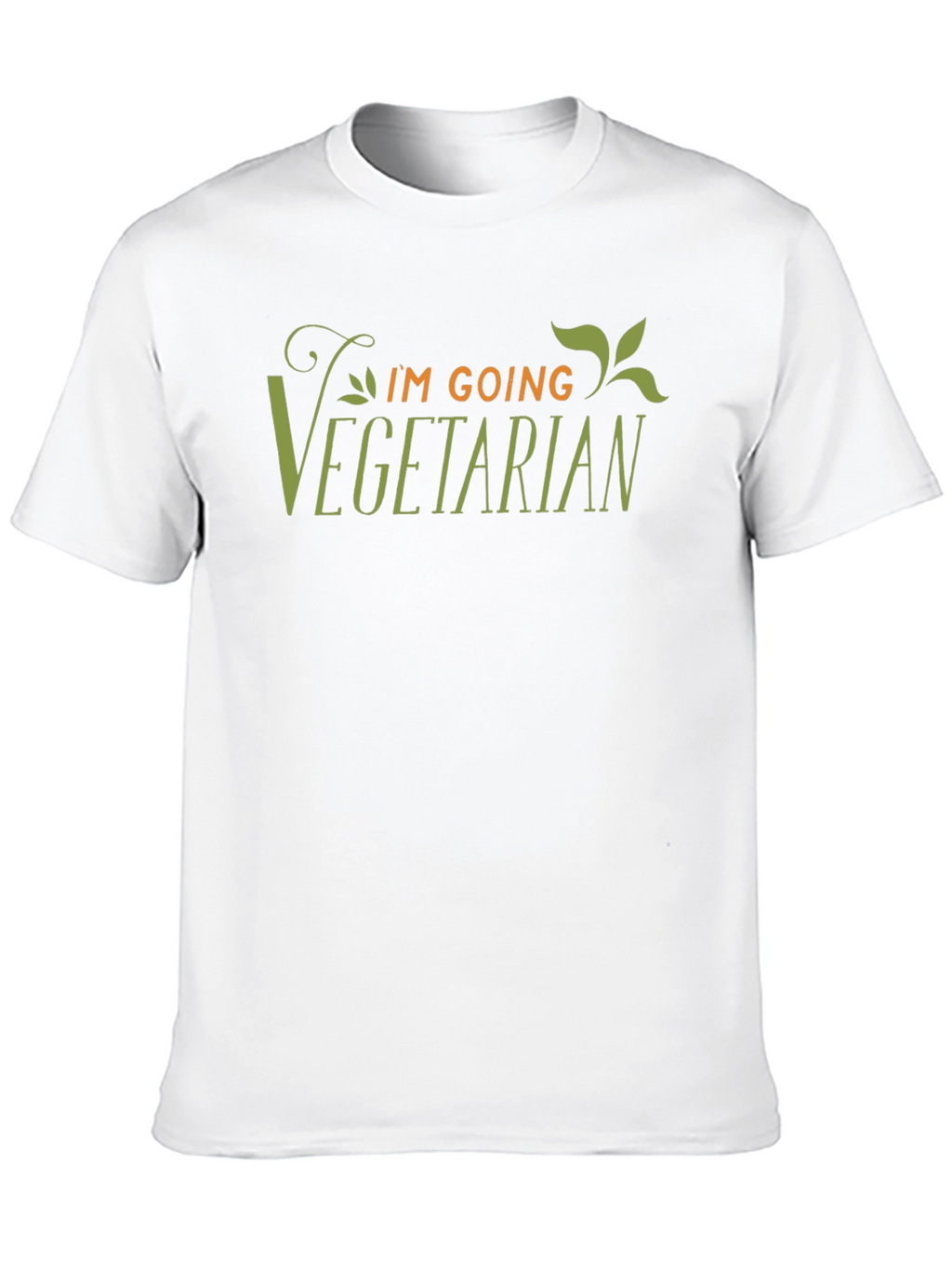 Im Going Vegetarian T-Shirt - Black Cotton Tee