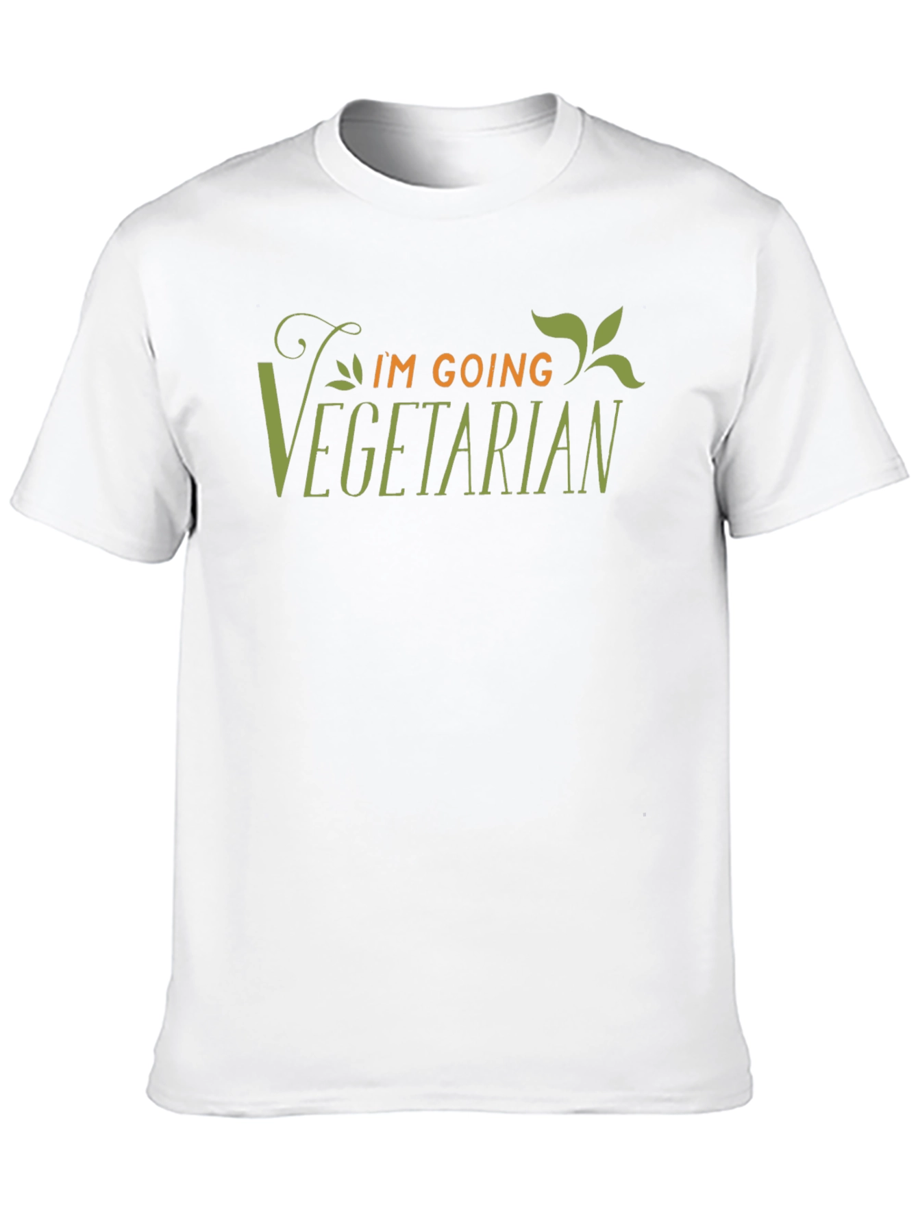 Im Going Vegetarian T-Shirt - Black Cotton Tee