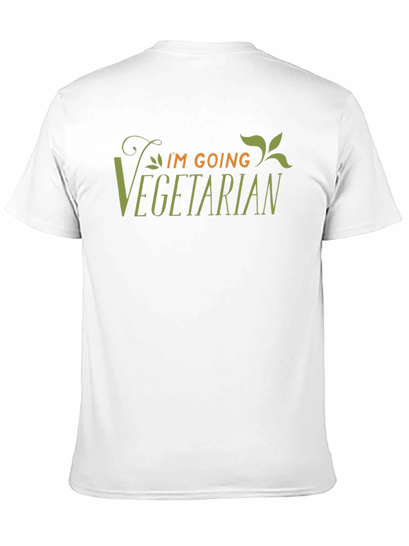 Im Going Vegetarian T-Shirt - Black Cotton Tee