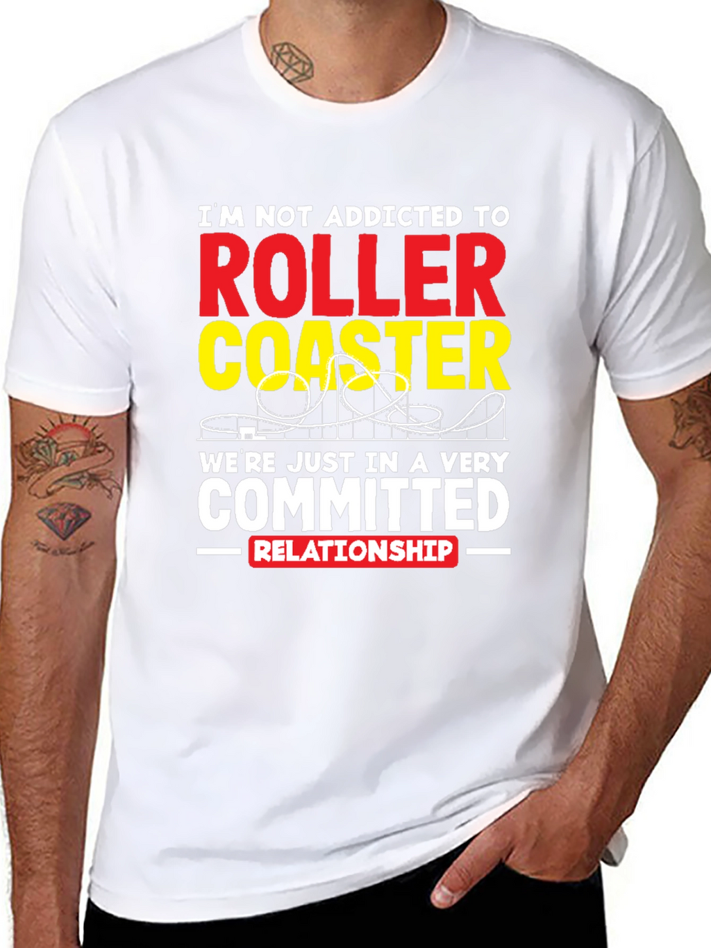 Roller Coaster Committed Relationship T-Shirt
