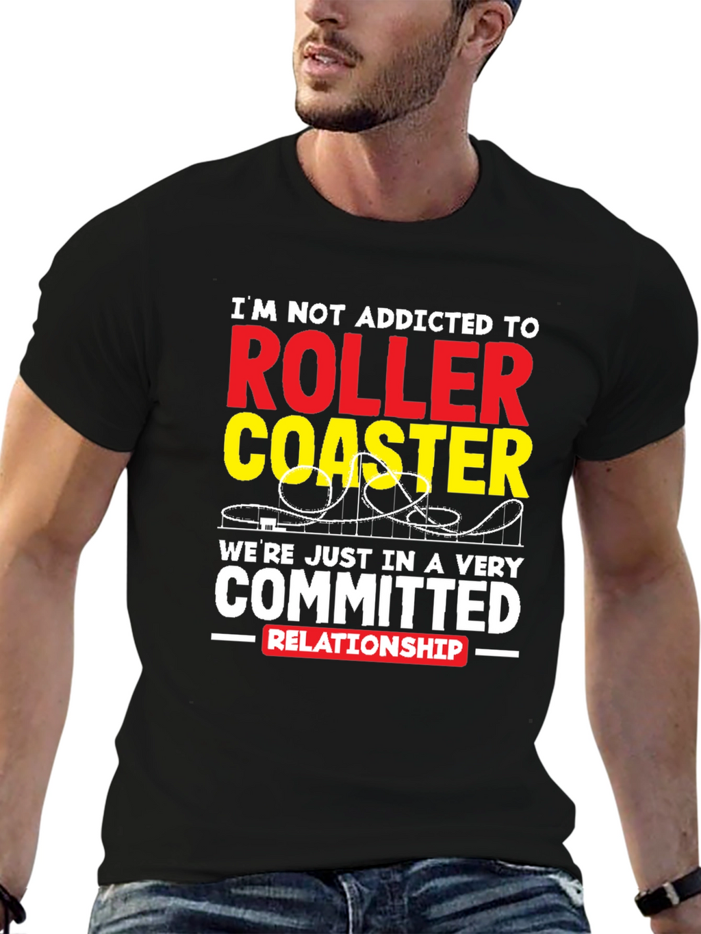 Roller Coaster Committed Relationship T-Shirt