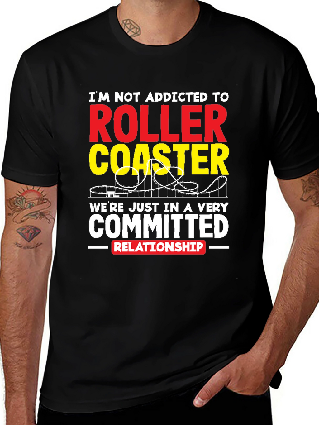 Roller Coaster Committed Relationship T-Shirt