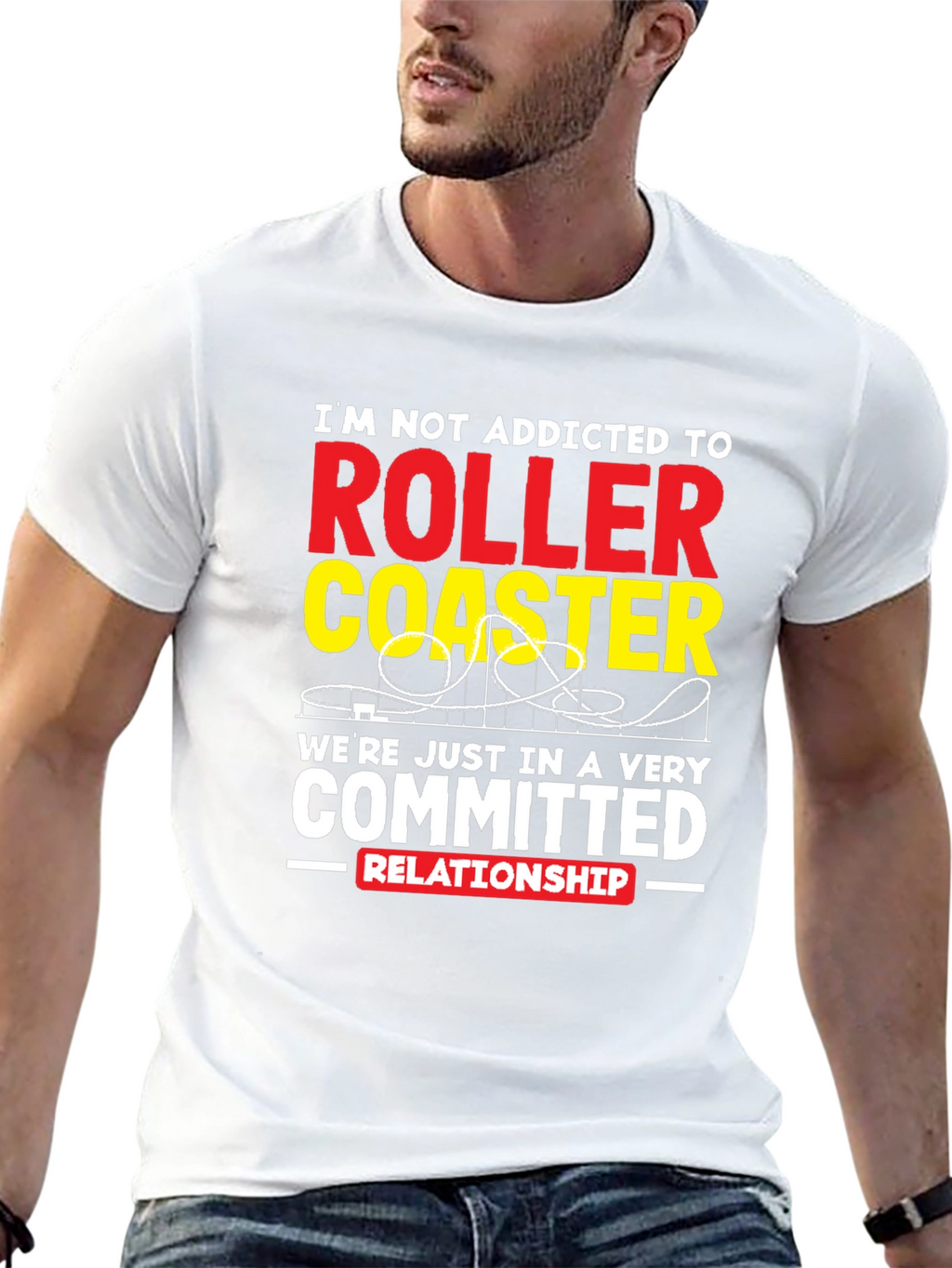 Roller Coaster Committed Relationship T-Shirt