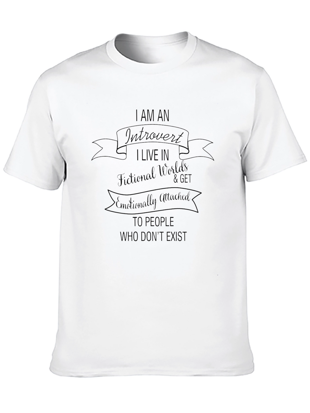 Introvert Fictional Worlds T-Shirt