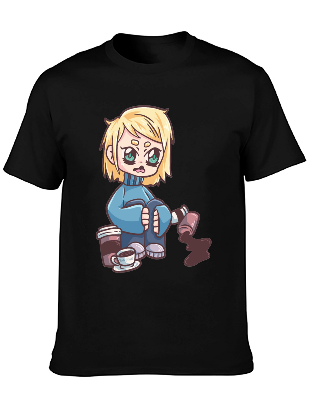 Cartoon Graphic Print T-Shirt