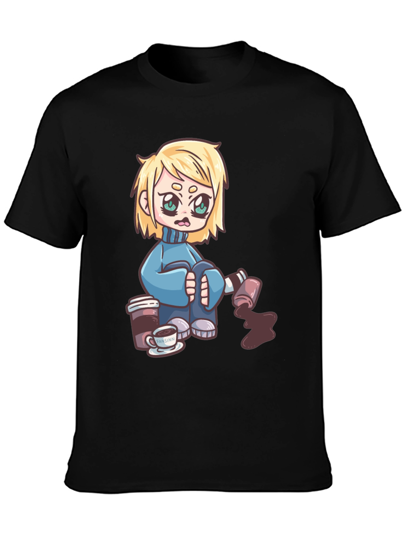 Cartoon Graphic Print T-Shirt