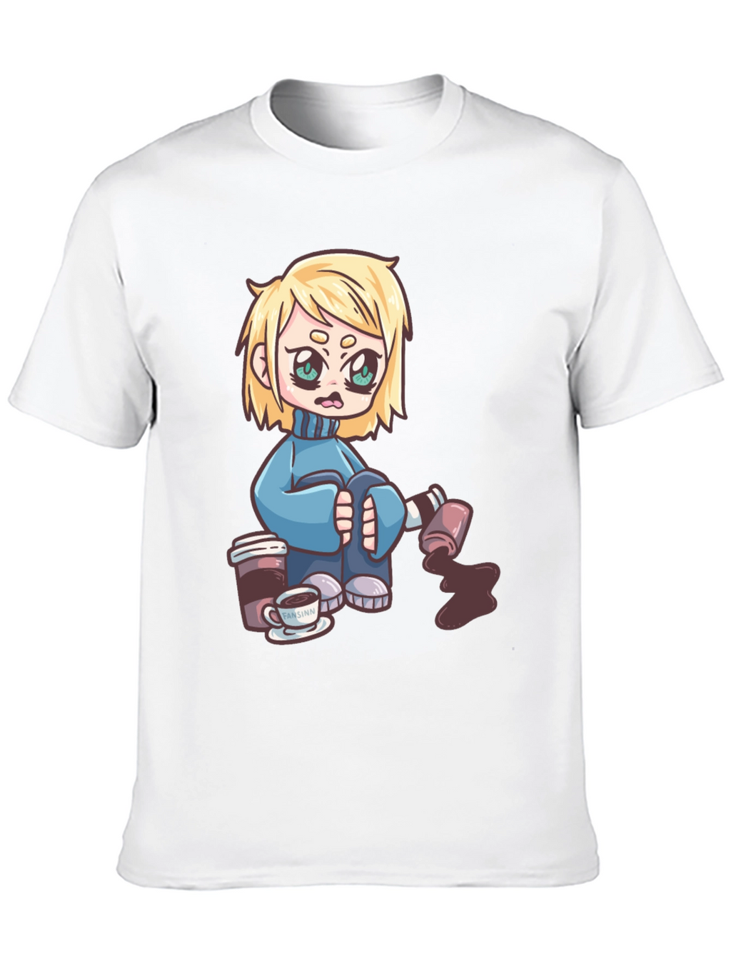Cartoon Graphic Print T-Shirt