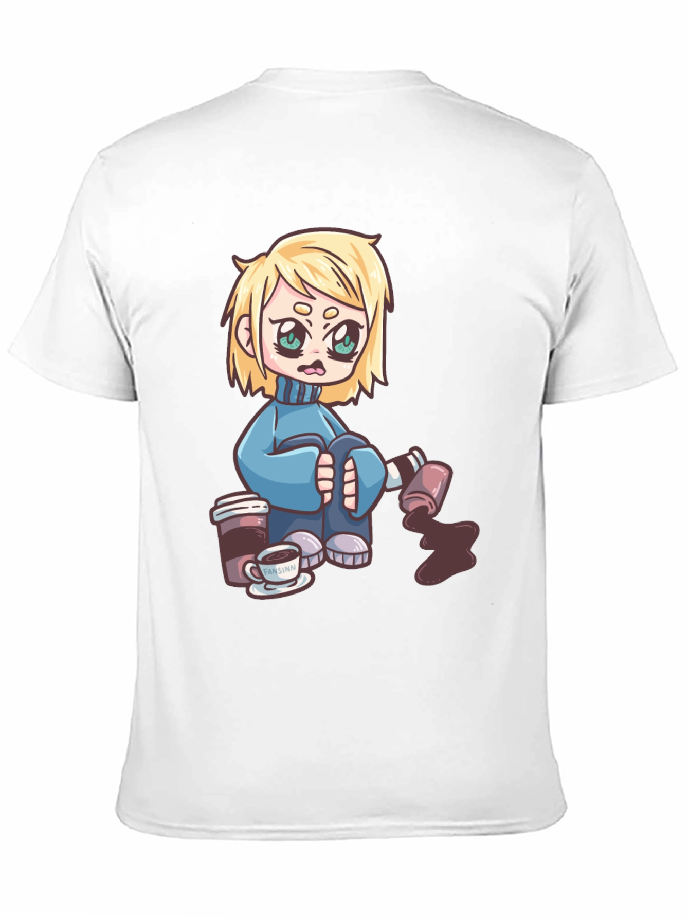 Cartoon Graphic Print T-Shirt