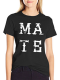 Mate Black Graphic Tee