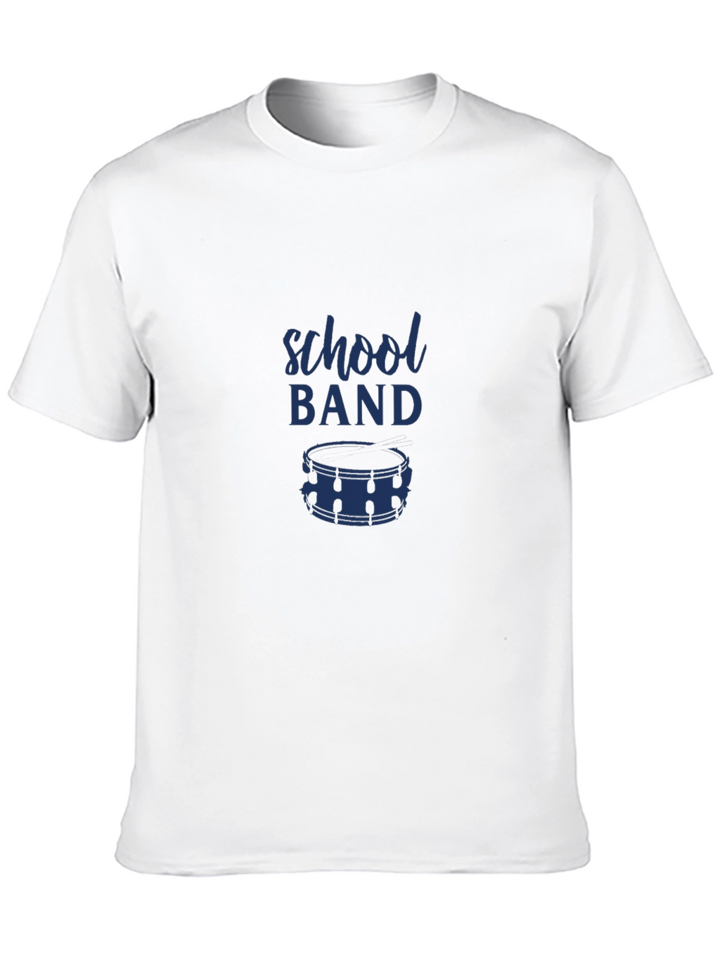 School Band T-Shirt - Black Drum Design