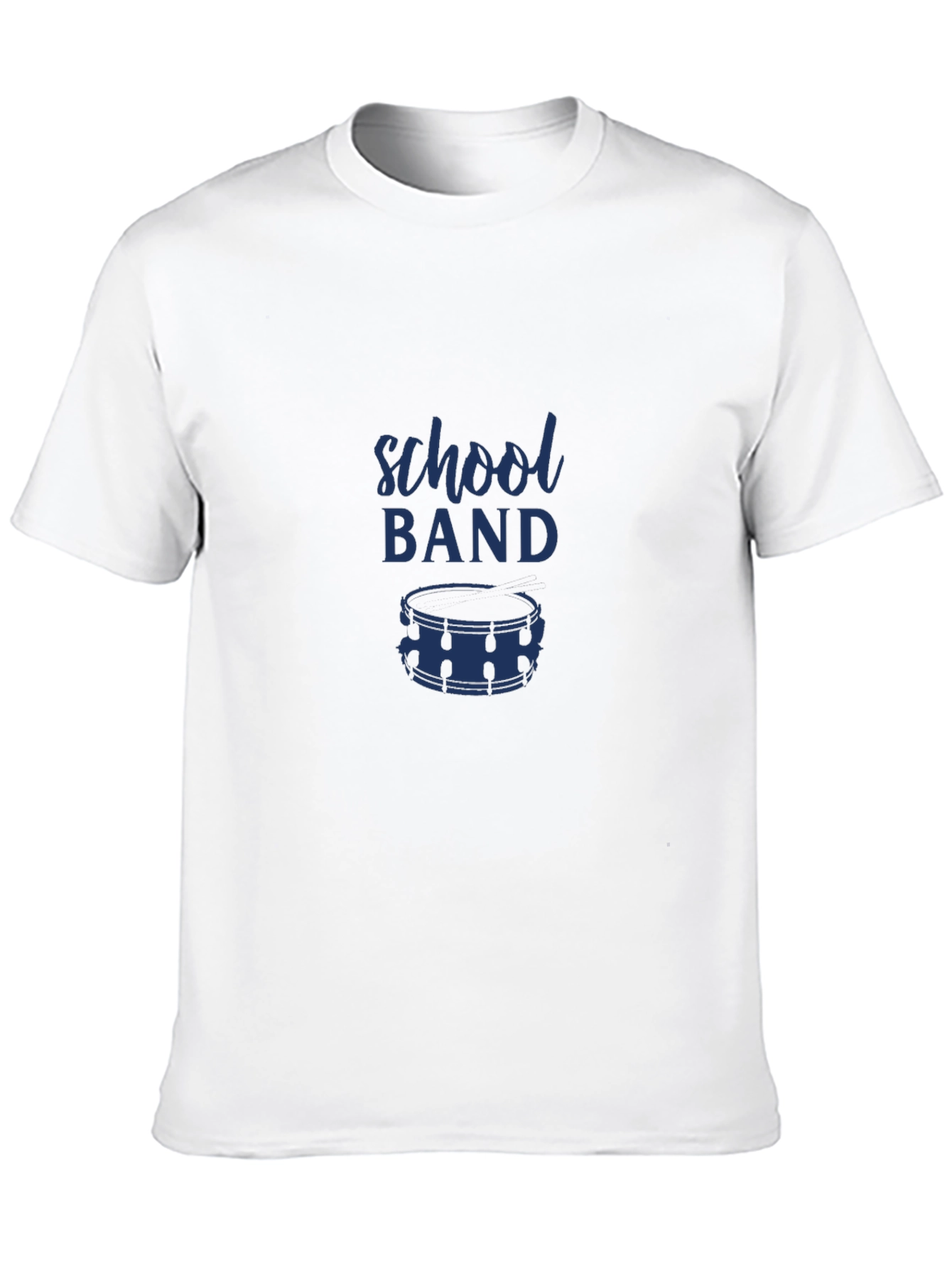 School Band T-Shirt - Black Drum Design