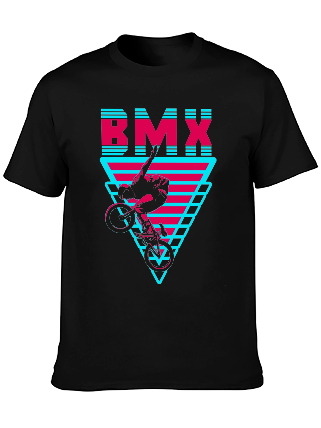 BMX Rider Graphic Tee - Black