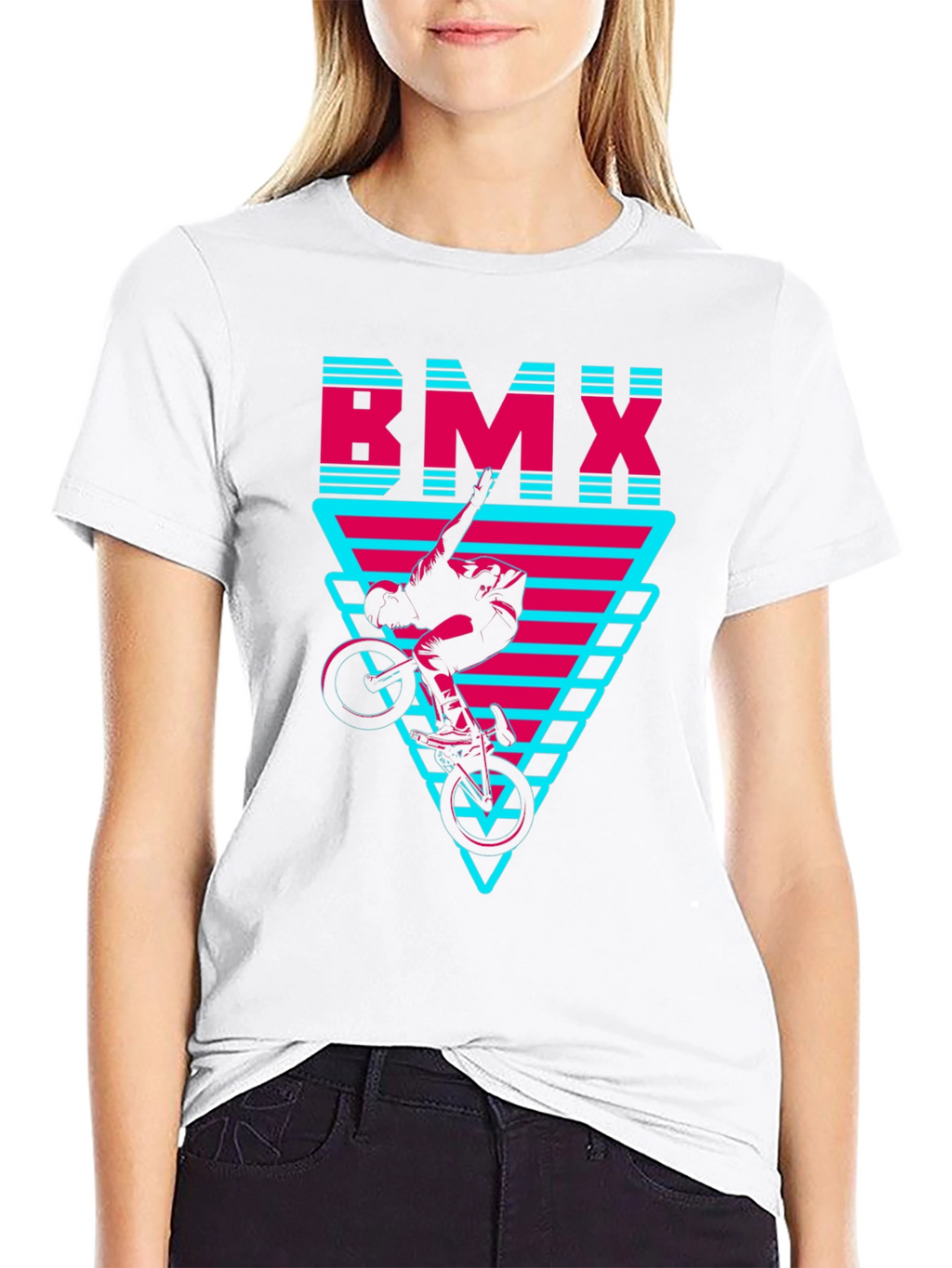 BMX Rider Graphic Tee - Black