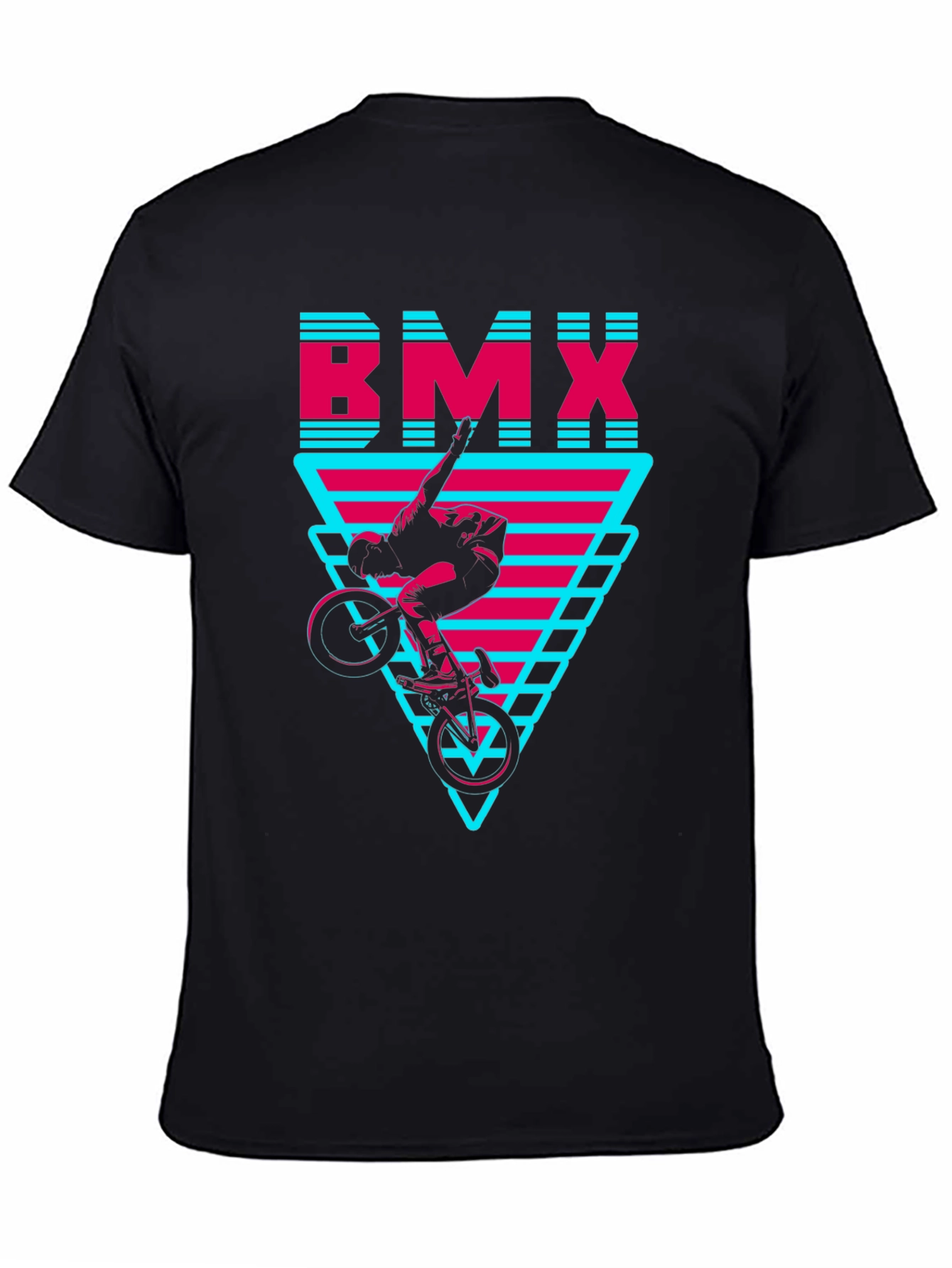 BMX Rider Graphic Tee - Black