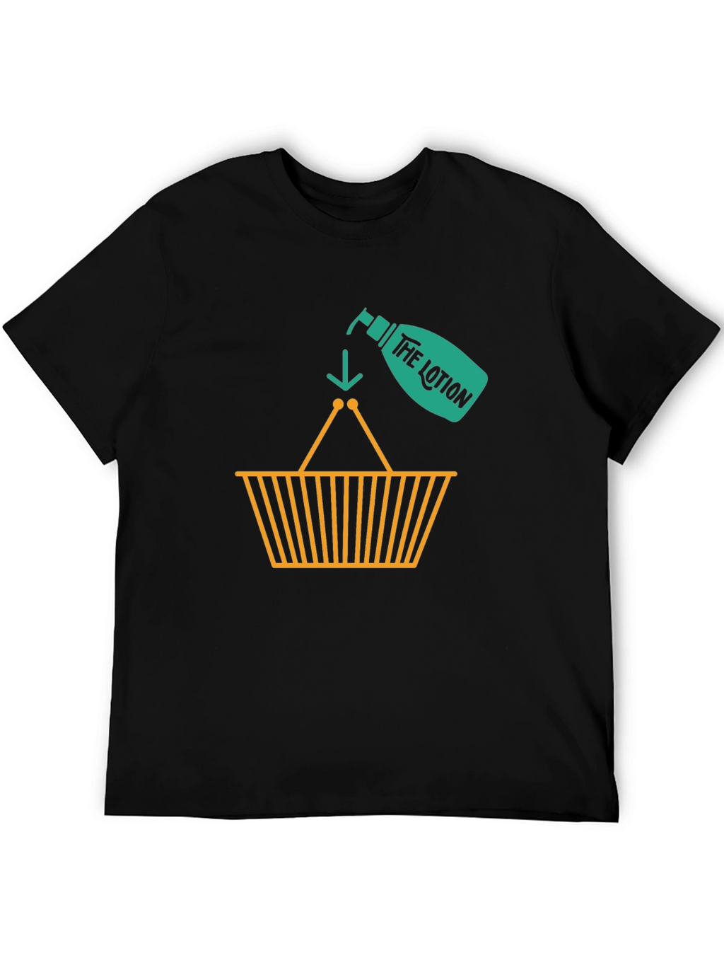 Funny The Lotion T-Shirt - Black Novelty Tee