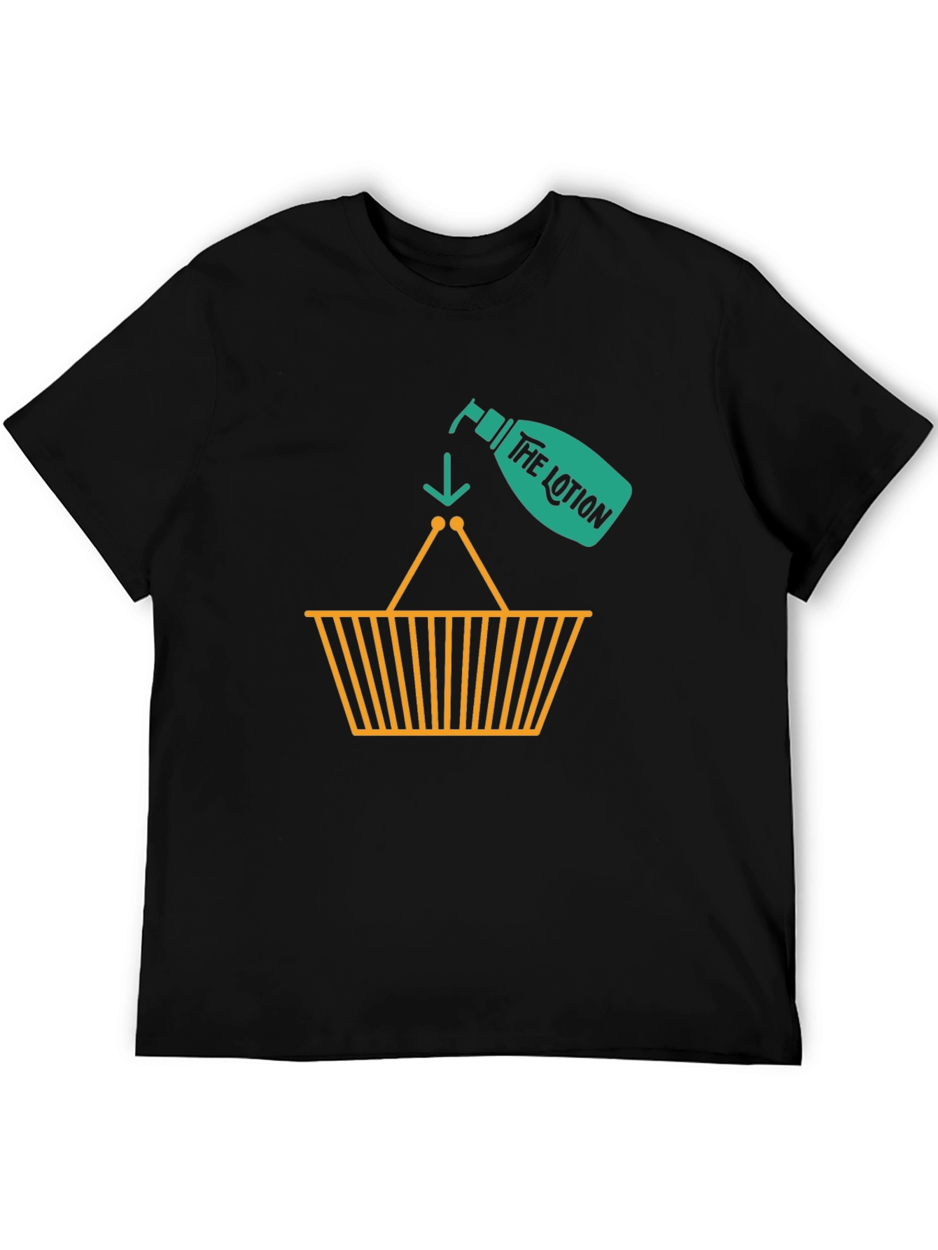 Funny The Lotion T-Shirt - Black Novelty Tee
