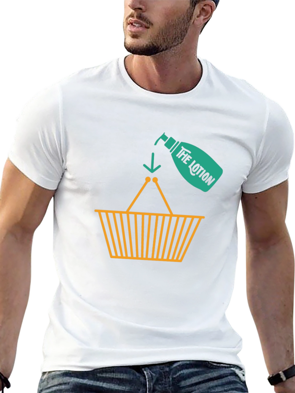 Funny The Lotion T-Shirt - Black Novelty Tee