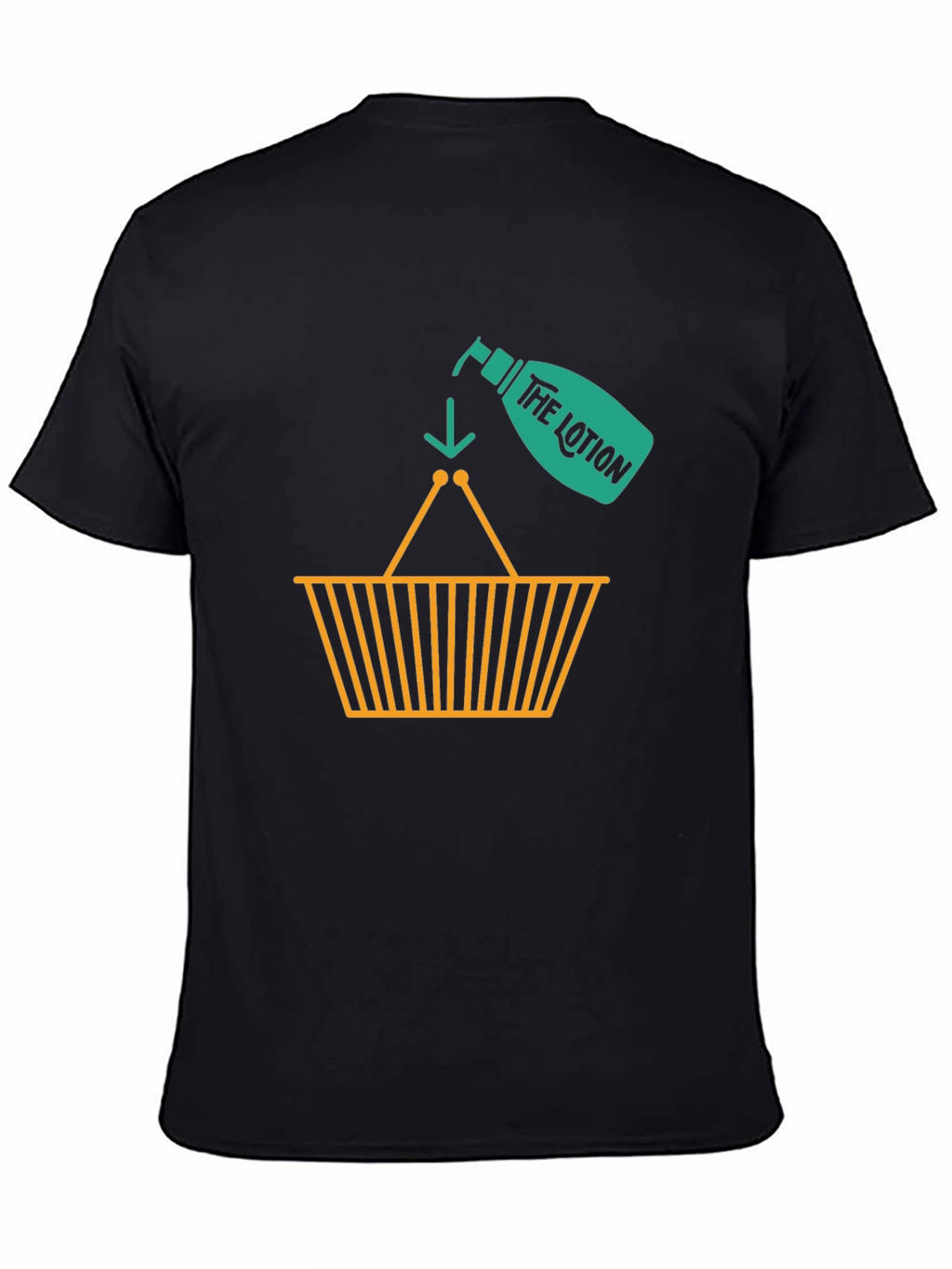 Funny The Lotion T-Shirt - Black Novelty Tee