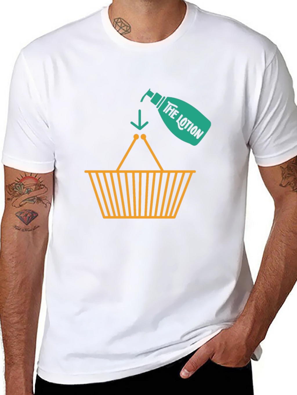 Funny The Lotion T-Shirt - Black Novelty Tee