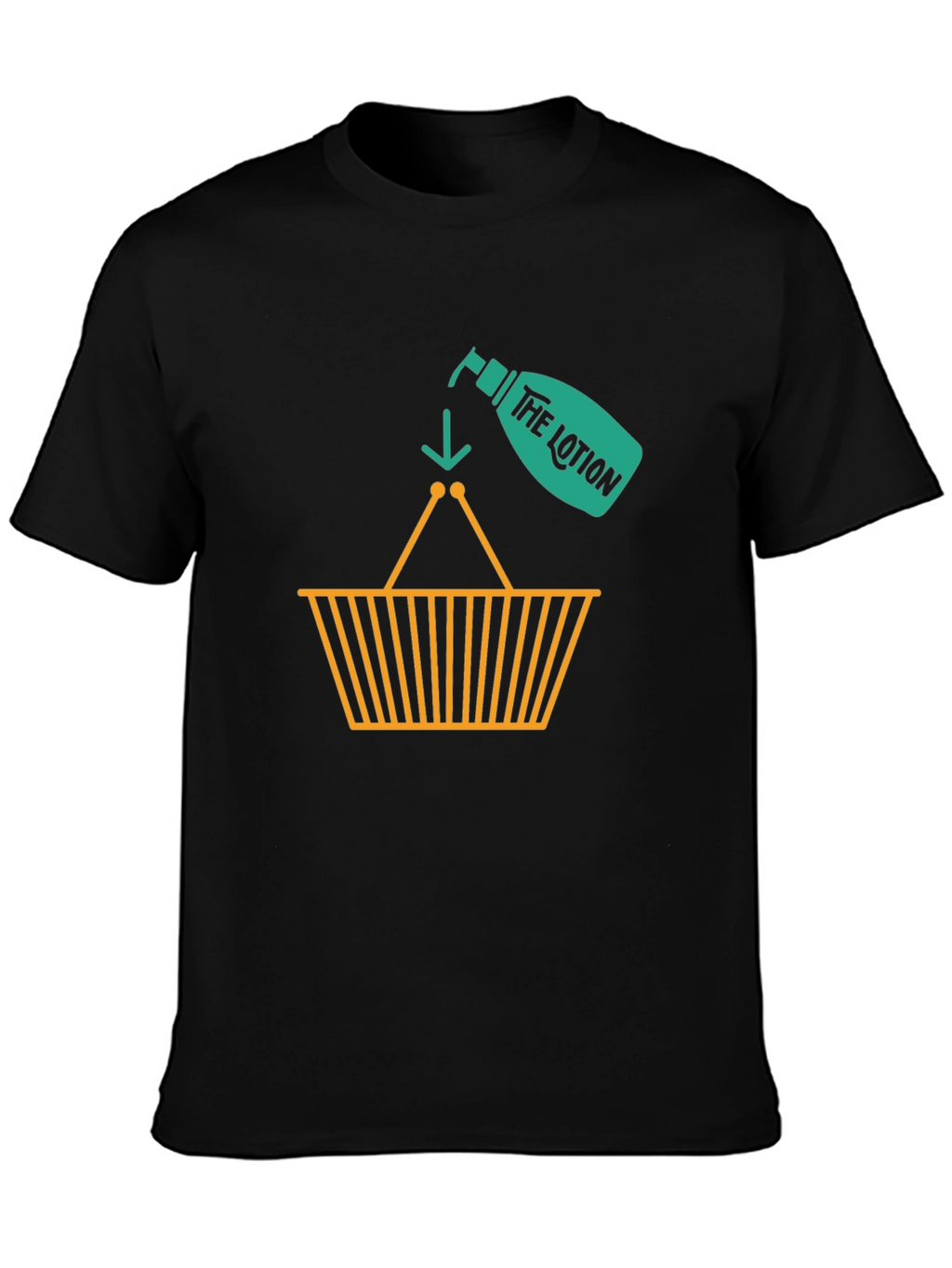 Funny The Lotion T-Shirt - Black Novelty Tee