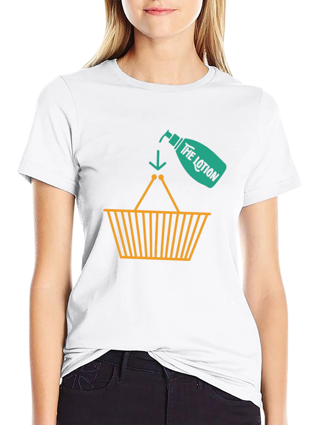 Funny The Lotion T-Shirt - Black Novelty Tee