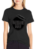Garbage Man Graphic T-Shirt - Black Cotton Tee