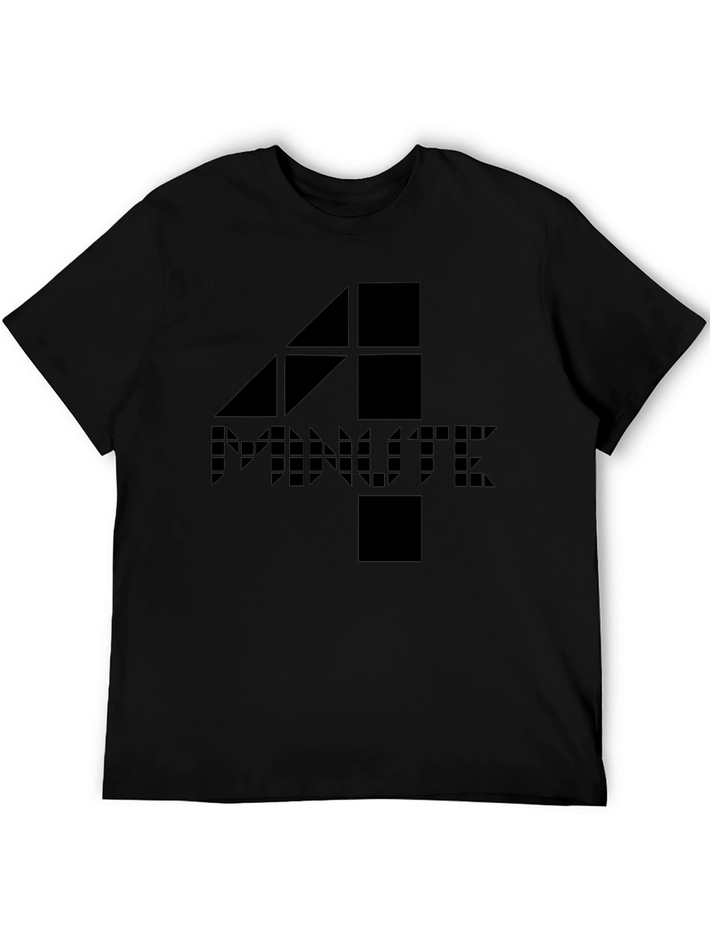 4 Minute Black Graphic Tee