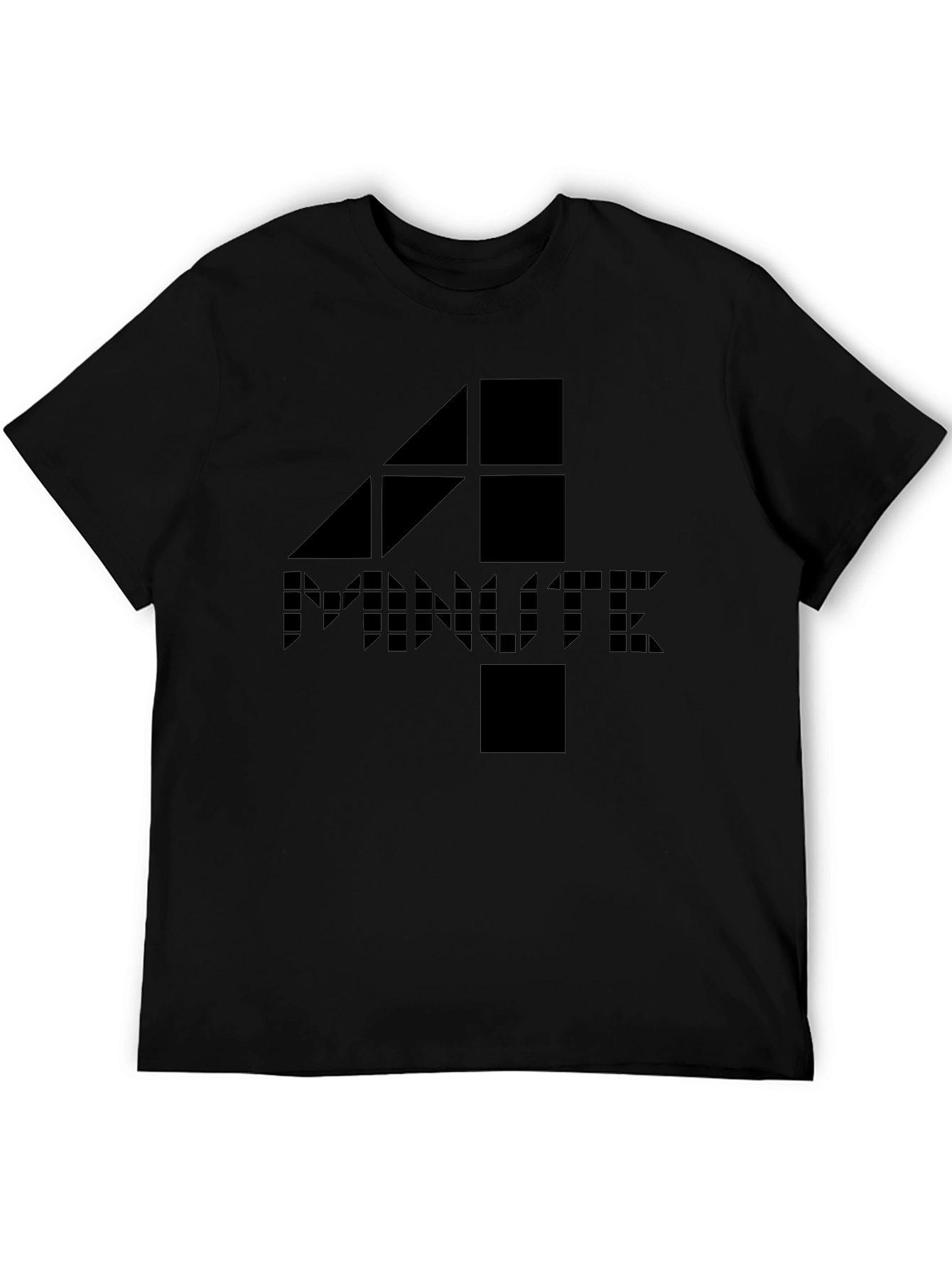 4 Minute Black Graphic Tee