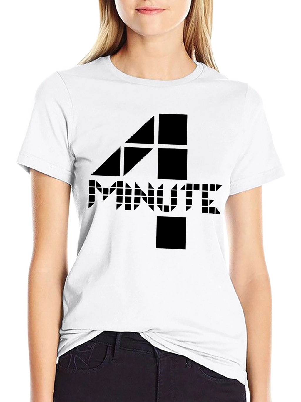 4 Minute Black Graphic Tee