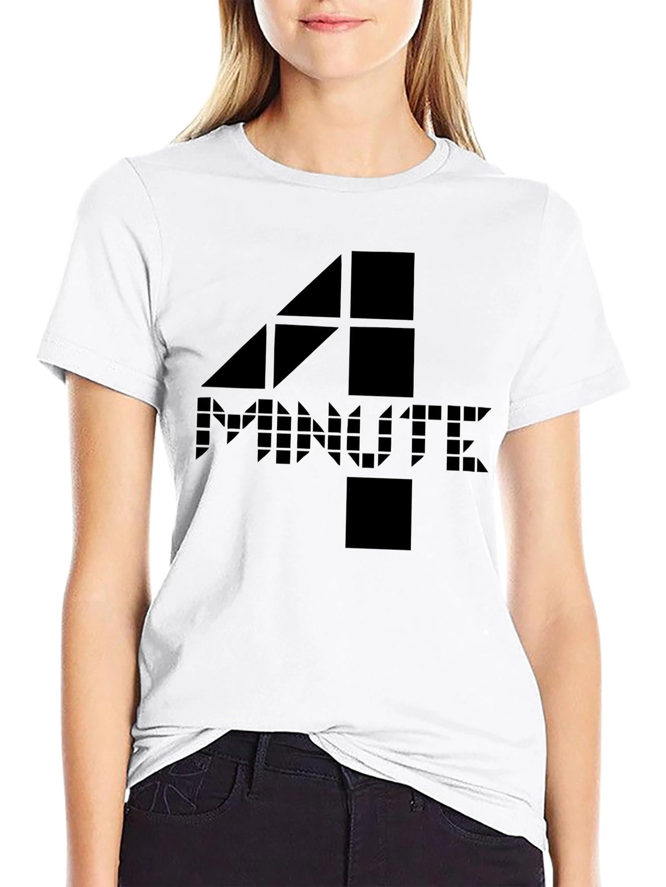 4 Minute Black Graphic Tee