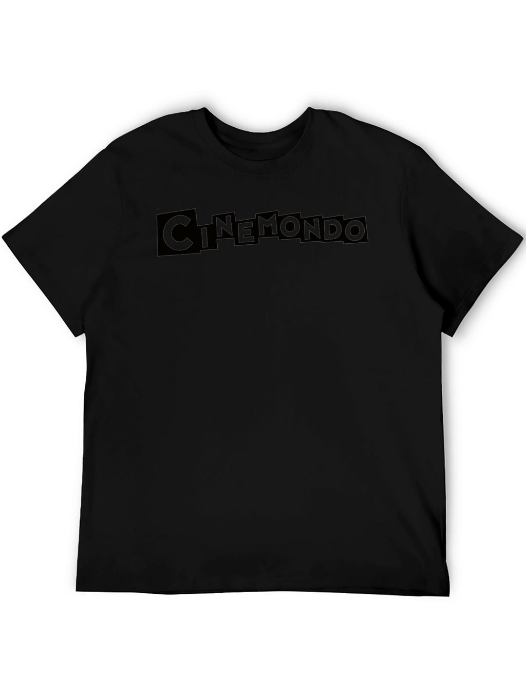 Cinemondo Black Graphic Tee - Stylish Unisex T-Shirt
